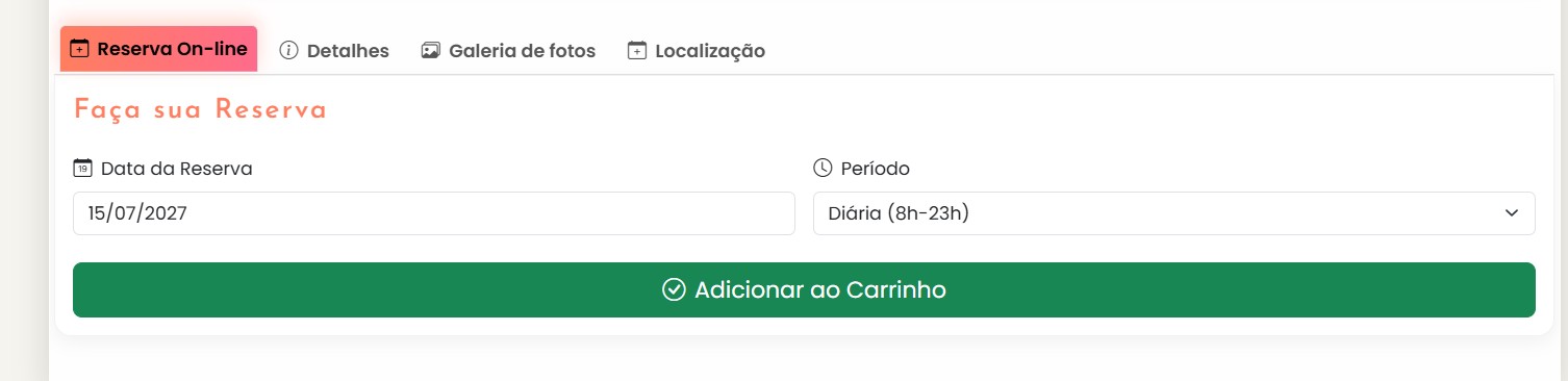 Escolha a data